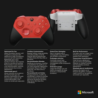 Microsoft Xbox Elite Wireless Controller Series 2, Red