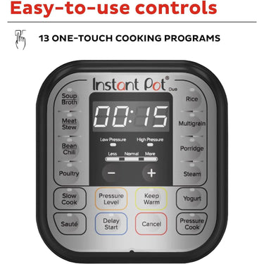 Instant Pot  Duo 8-quart Multi-Use Pressure Cooker, V5 - Refurbished