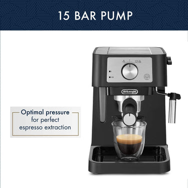 Delonghi Stilosa Espresso Machine, EC260BK - Refurbished