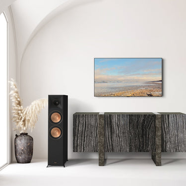 Klipsch RP-8000F II High-Resolution Floorstanding Speaker with Enhanced Bass, Ebony