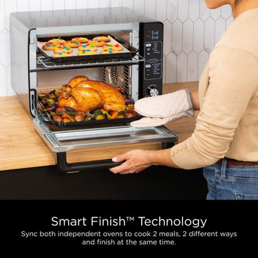 Ninja 12-in-1 Double Oven with FlexDoor - Refurbished