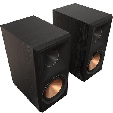 Klipsch RP-600M II Bookshelf Speakers - Ebony (Pair) w/ Warranty Bundle