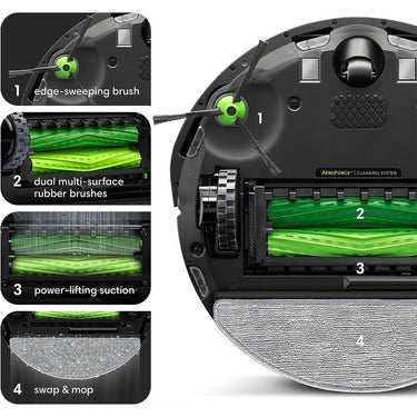 iRobot Roomba Combo i5+ Self-Emptying Robot Vacuum & Mop + Accessory kit + 2Yr Warranty