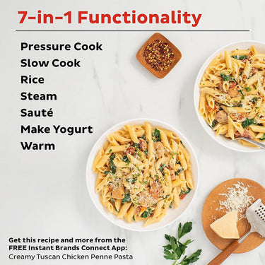 Instant Pot Instant Pot Duo 7-in-1 Electric Cooker, 6 Quart, A072100375ATN, Refurbished