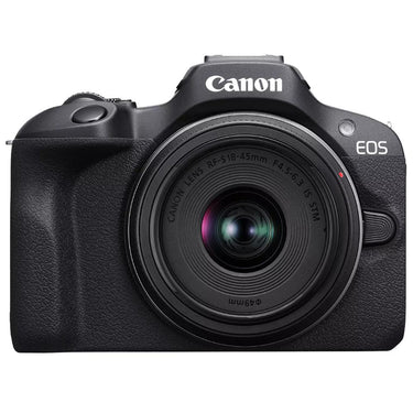 Canon EOS R100 Mirrorless Camera + RF-S18-45mm IS STM Lens + 2x 64GB Card +Card Reader