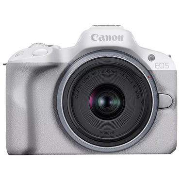 Canon EOS R50 Mirrorless Camera w/ RF-S 18-45mm Lens + 2x 64GB Card + Card Reader
