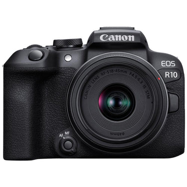 Canon EOS R10 Mirrorless Camera w/ RF-S 18-45MM Lens + 2x 64GB Card + Card Reader