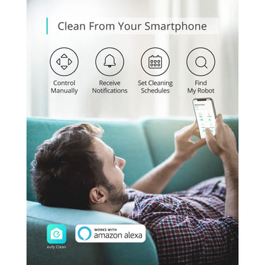 Eufy BoostIQ RoboVac 15C, Wi-Fi, Super-Thin,1300Pa Strong Suction (Factory Renewed)