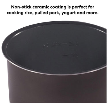 Instant Pot Ceramic Inner Cooking Pot 6-Qt, Non-Stick Coated, Rice Cooker (Refurbished)