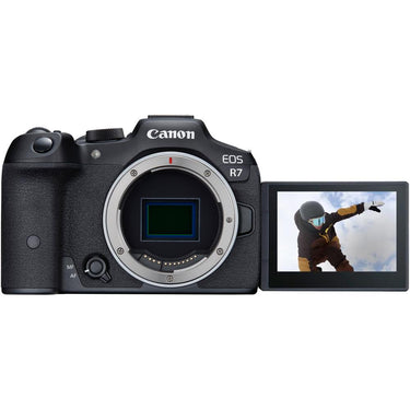 Canon EOS R7 Mirrorless APS-C Camera Body + 1TB Portable SSD + 2x 64GB Card + Reader