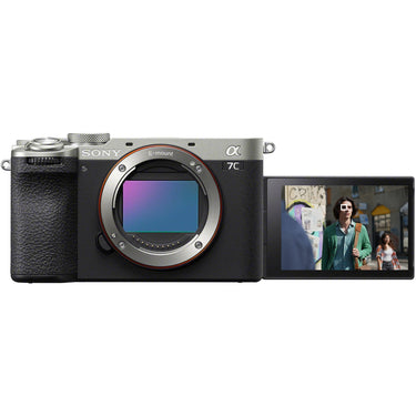 Sony a7C II Full Frame Mirrorless Camera Body Silver + Bag & Accessories Kit Bundle