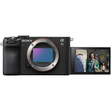 Sony a7C II Full Frame Mirrorless Camera Body Black + Bag & Accessories Kit Bundle