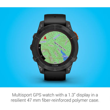 Garmin fenix 7 Pro Solar Slate Gray w/ Black Band, GPS Smartwatch