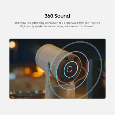 Samsung The Freestyle Projector 2nd Gen Bundle with 2 YR Warranty and Backpack
