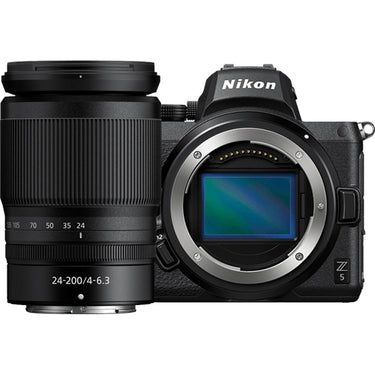Nikon Z5 Mirrorless Camera + 24-200mm F4-6.3 VR Lens + 2x 128GB Card + Card Reader