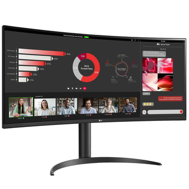 LG 34WR55QC-B 34" Curved UltraWide WQHD HDR 10 100Hz Monitor with USB Type-C