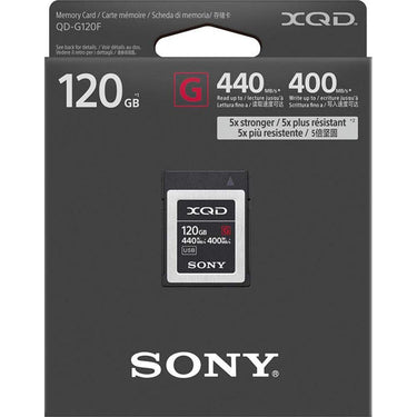 Sony Professional XQD G-Series 120GB Memory Card (QD-G120F) - Open Box
