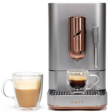Cafe  Affetto Automatic Espresso Machine, Milk Frother, Silver, 1.2L, C7CEBBS2RS3