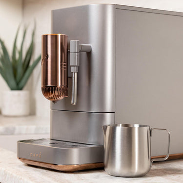 Cafe  Affetto Automatic Espresso Machine, Milk Frother, Silver, 1.2L, C7CEBBS2RS3