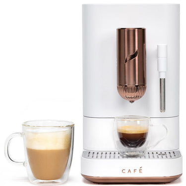 Cafe Affetto Automatic Espresso Machine, Milk Frother, White, 1.2L, C7CEBBS4RW3
