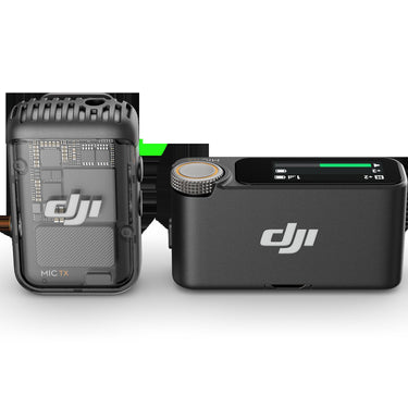 DJI Mic 2 (1 TX + 1 RX), Wireless Microphone w/ Intelligent Noise Cancelling Bundle