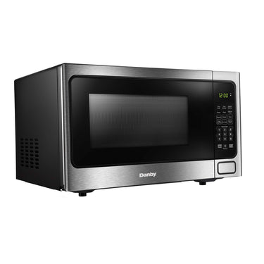 Danby Designer 1.1 cu. ft. Countertop Microwave in Stainless Steel  (dnr)