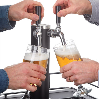 DANBY ***100 LB ***5.4 cu. ft. Dual-Tap Keg Cooler, Stainless Steel-DKC054A1BSL2DB