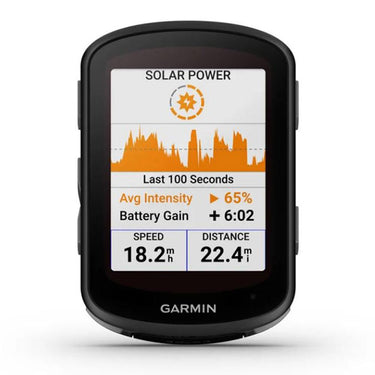Garmin 010-02694-20 Edge 540 Solar, Compact GPS Cycling Computer +Deco Accessory Bundle