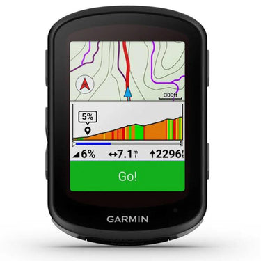 Garmin 010-02694-20 Edge 540 Solar, Compact GPS Cycling Computer +Deco Accessory Bundle