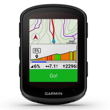Garmin 010-02695-20 Edge 840 Solar, Compact GPS Cycling Computer +Deco Accessory Bundle