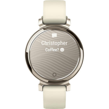 Garmin Lily 2 Smartwatch Cream Gold with Coconut Silicone Band