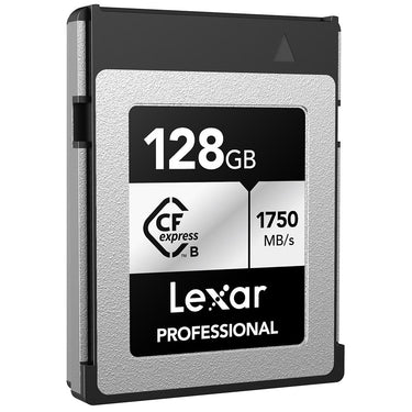 Lexar CFexpress Type B SILVER Series Memory Card 128GB with Card Reader