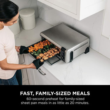 Ninja SP100 Foodi Digital Air Fry Oven (Black), Refurbished, Open Box