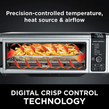 Ninja SP100 Foodi Digital Air Fry Oven (Black), Refurbished, Open Box