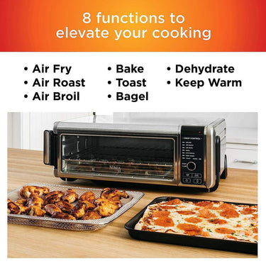 Ninja SP100 Foodi Digital Air Fry Oven (Black), Refurbished, Open Box
