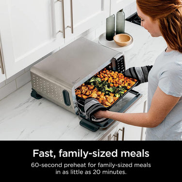 Ninja SP201 Digital Air Fry Pro Countertop 8-in-1 Oven, Refurbished, Open Box