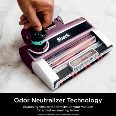 Shark Stratos HZ3000 Ultralight Corded Stick Vacuum - Red Plum (Refurbished)