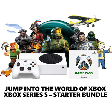 Microsoft Xbox Series S 512 GB - Starter Bundle with 3 Month Game Pass  and HDMI Cable