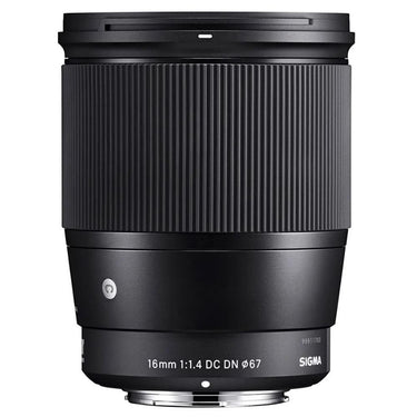 Sigma 16mm F1.4 DC DN Contemporary Telephoto Lens for Nikon Z +64GB Memory Card Bundle