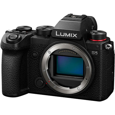 Panasonic Lumix S5 24.2MP 4K Mirrorless Camera Body + 2x 64GB Card & Reader Bundle