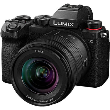 Panasonic Lumix S5 4K Mirrorless Camera + 20-60mm Lens + 2x 64GB Card & Reader Bundle