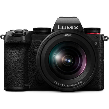 Panasonic Lumix S5 4K Mirrorless Camera + 20-60mm Lens + 2x 64GB Card & Reader Bundle