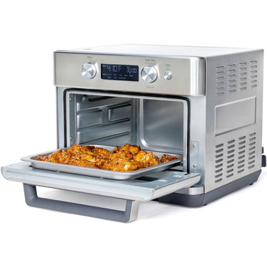 GE Digital Air Fry 8-in-1 Toaster Oven, Stainless Steel (Factory Refurbished)
