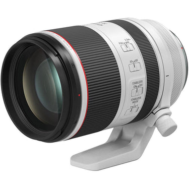 Canon RF 70-200mm F2.8 L IS USM Telephoto Zoom Lens, White + 64GB Dual Bundle