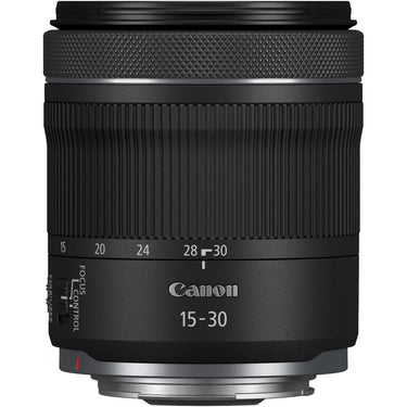 Canon RF 15-30mm f/4.5-6.3 IS STM Lens for RF Mount Cameras + 64GB Dual Bundle