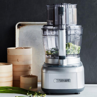 Cuisinart Elemental 13-Cup 550 Watt Food Processor, Silver, Open Box