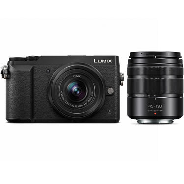 Panasonic LUMIX G85 4K Mirrorless Camera + 12-32 / 45-150mm Lenses + 64GB Dual Bundle