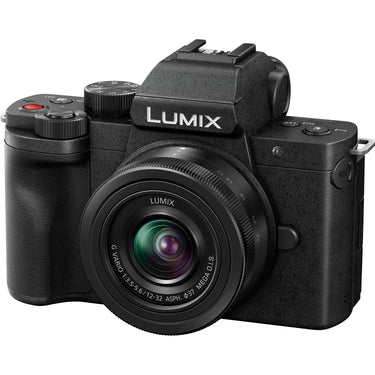 Panasonic LUMIX G100 Mirrorless 4K Camera Kit w/ 12-32mm Zoom Lens + 64GB Dual Bundle
