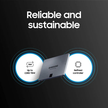 Samsung 870 QVO SATA III 2.5-inch SSD 4TB + 1 Year CPS Enhanced Protection Pack
