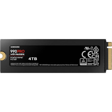 Samsung PRO Heatsink PCIe 4.0 NVMe M.2 SSD 4TB + 1 Year CPS Enhanced Protection Pack